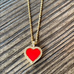 Kate Spade Heart Pendant necklace new with tags